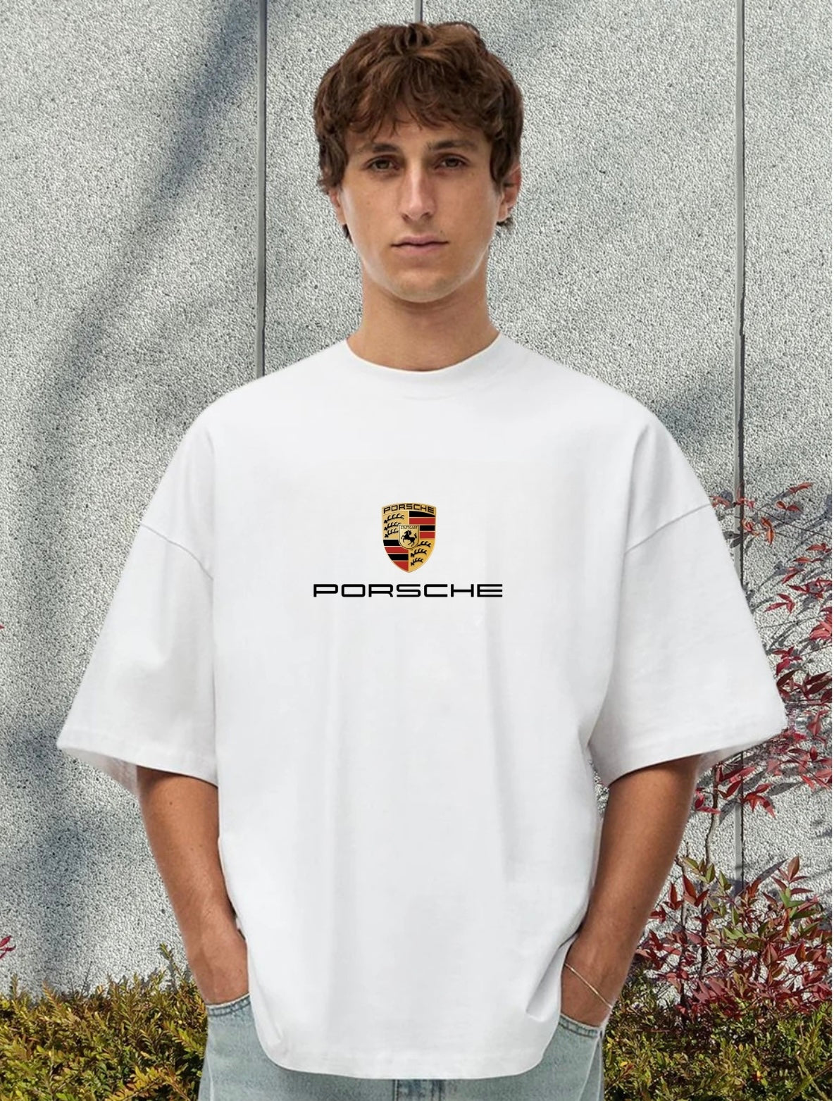 Men's Porsche Printed OverSized Tshirt