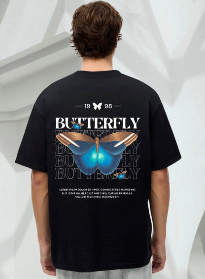 Men Hope Printed Oversized Tshirt