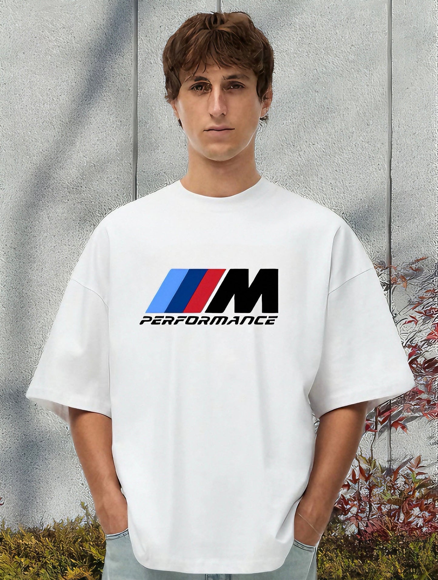 Men BMW Printed Oversized Tshirt