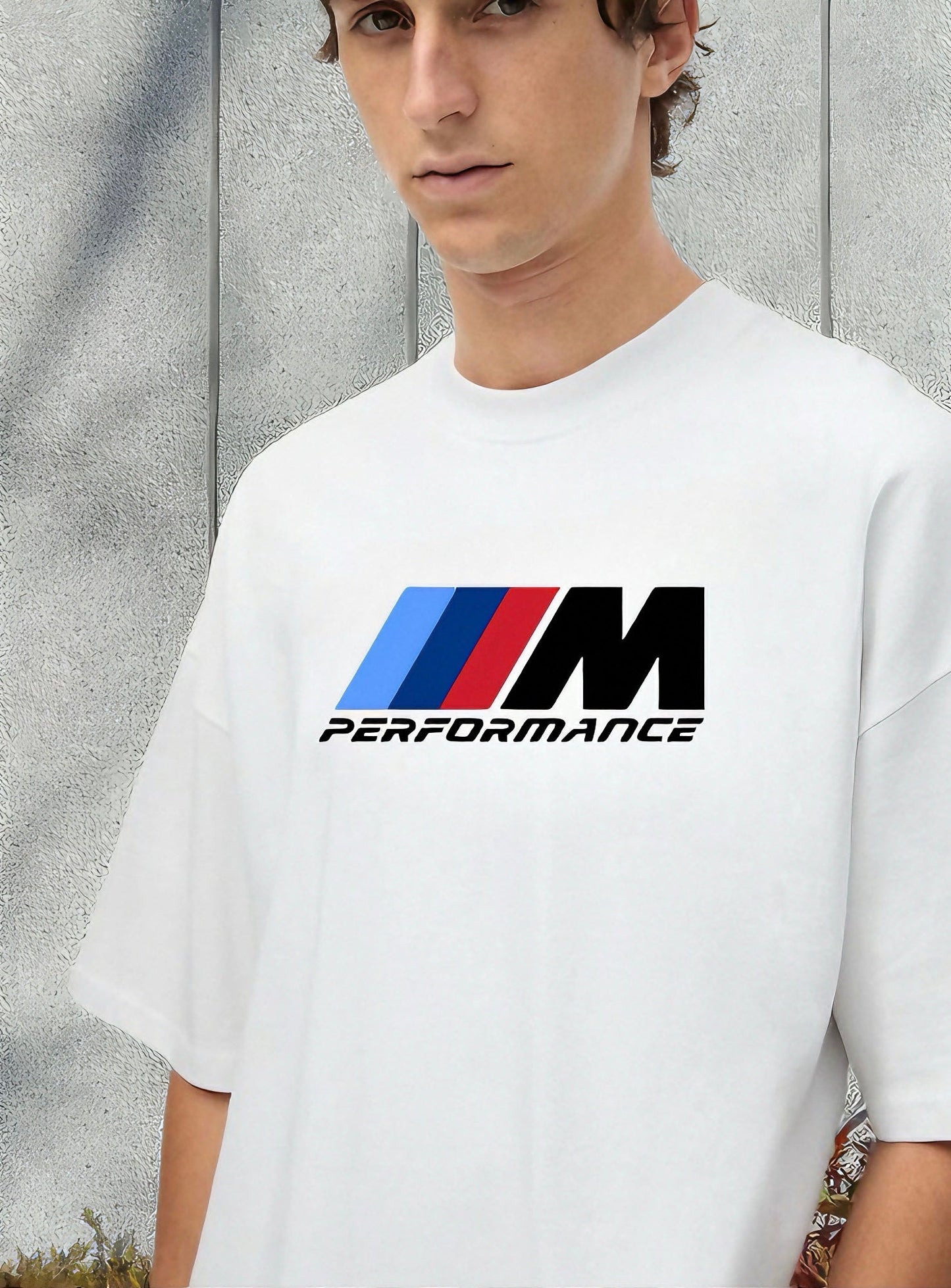 Men BMW Printed Oversized Tshirt