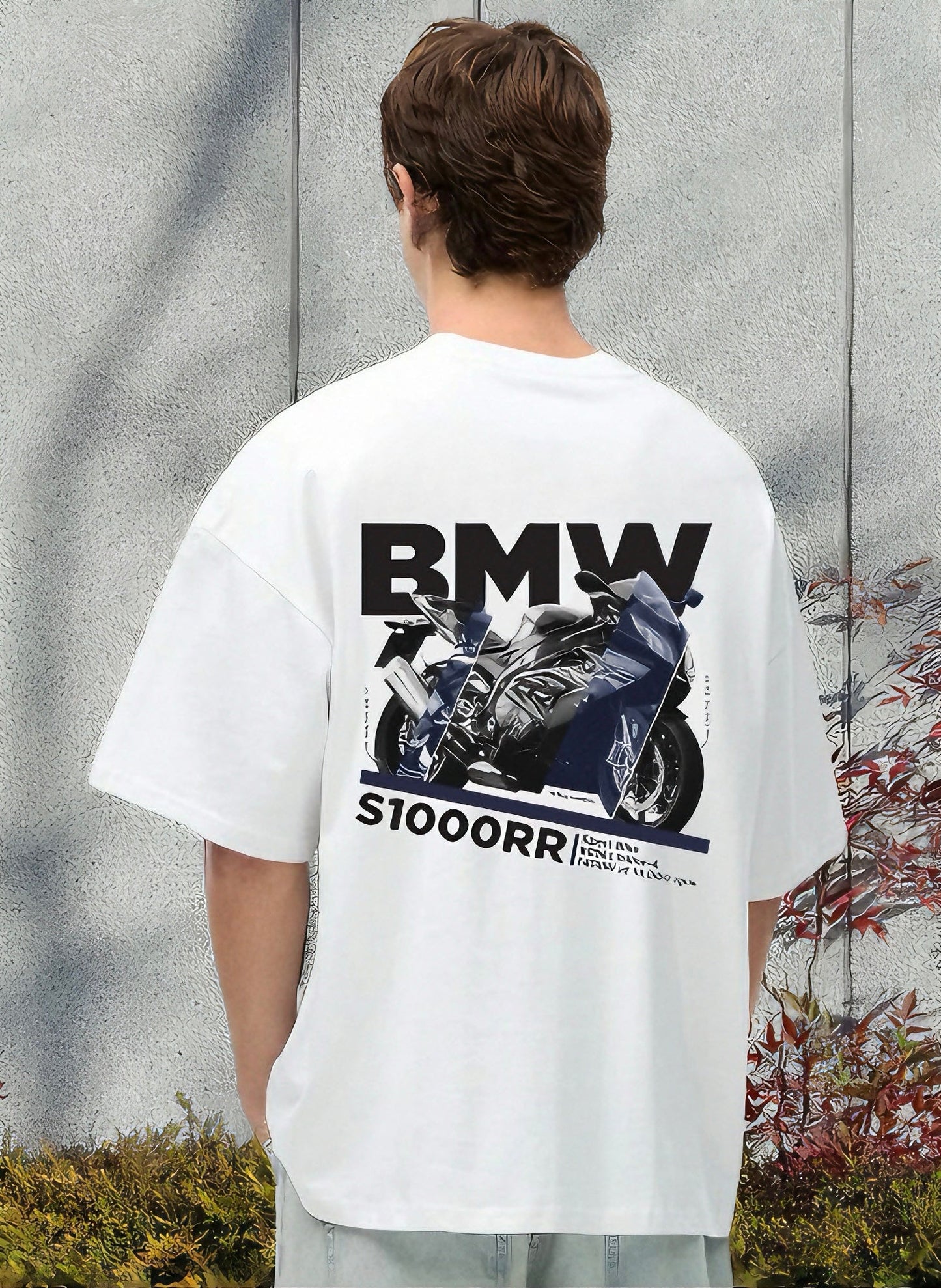 Men BMW Printed Oversized Tshirt