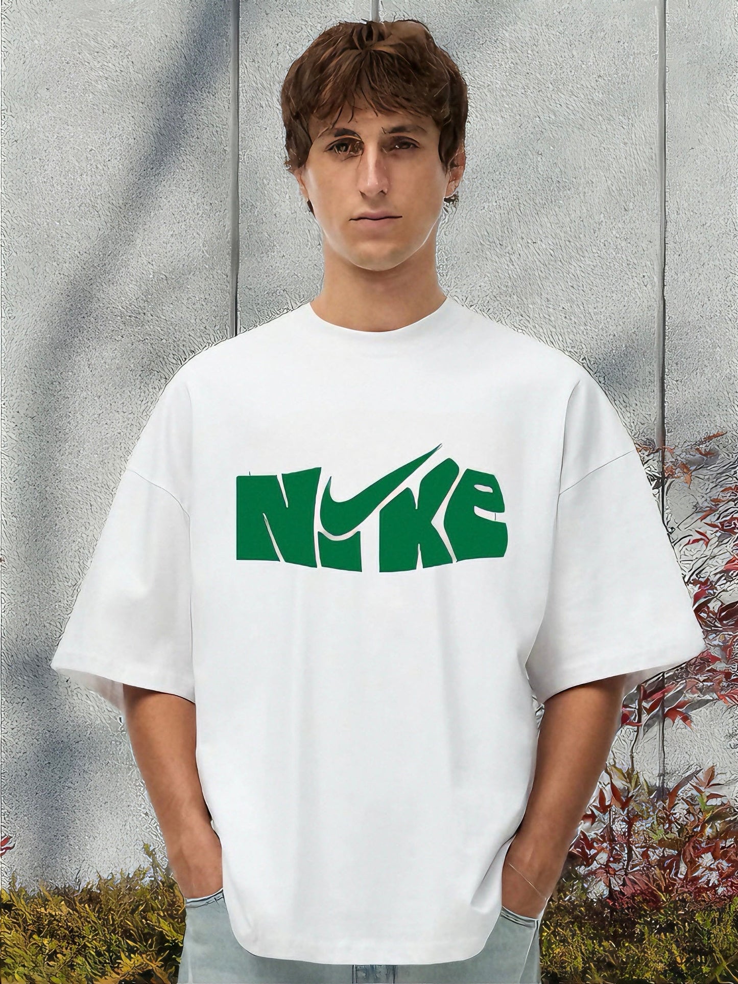 Men Nike Printed Oversized Tshirt
