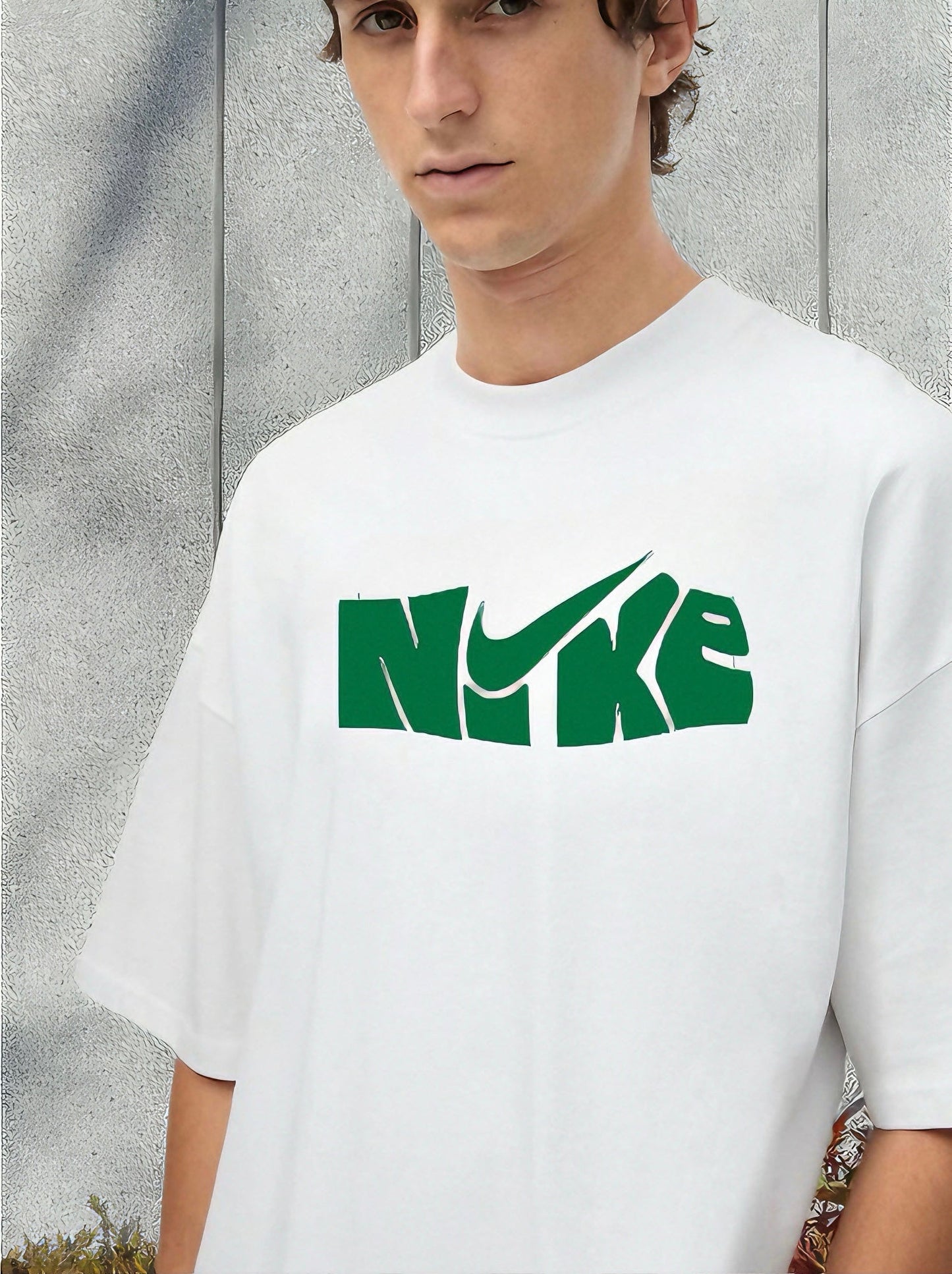 Men Nike Printed Oversized Tshirt