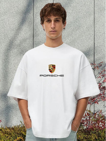 Men's Porsche Printed OverSized Tshirt