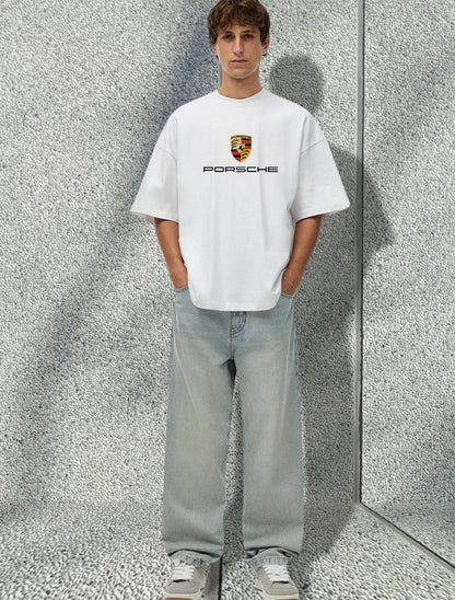 Men's Porsche Printed OverSized Tshirt