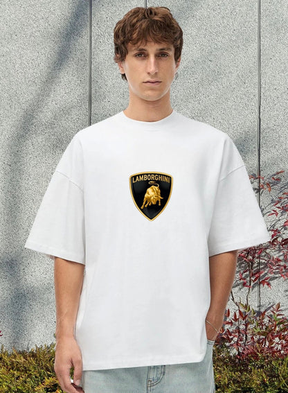 Men's Lamborghini Printed OverSized Tshirt