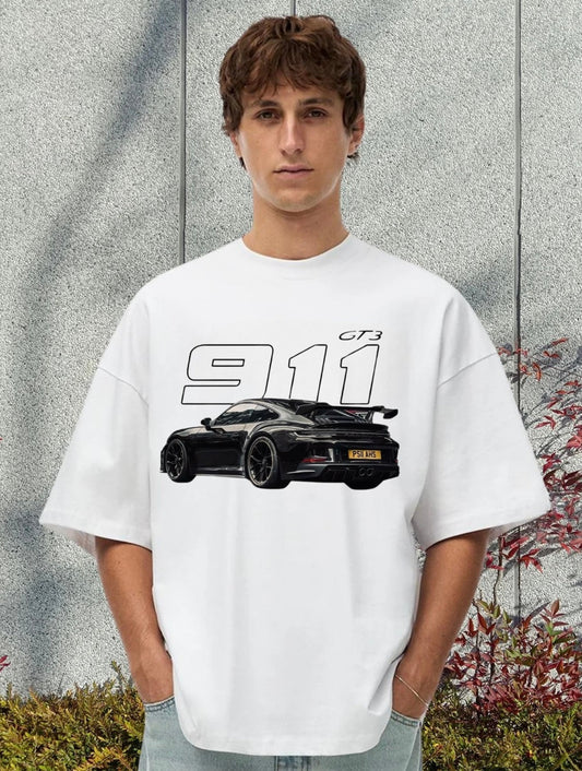 Men's Porsche  911 Printed OverSized Tshirt