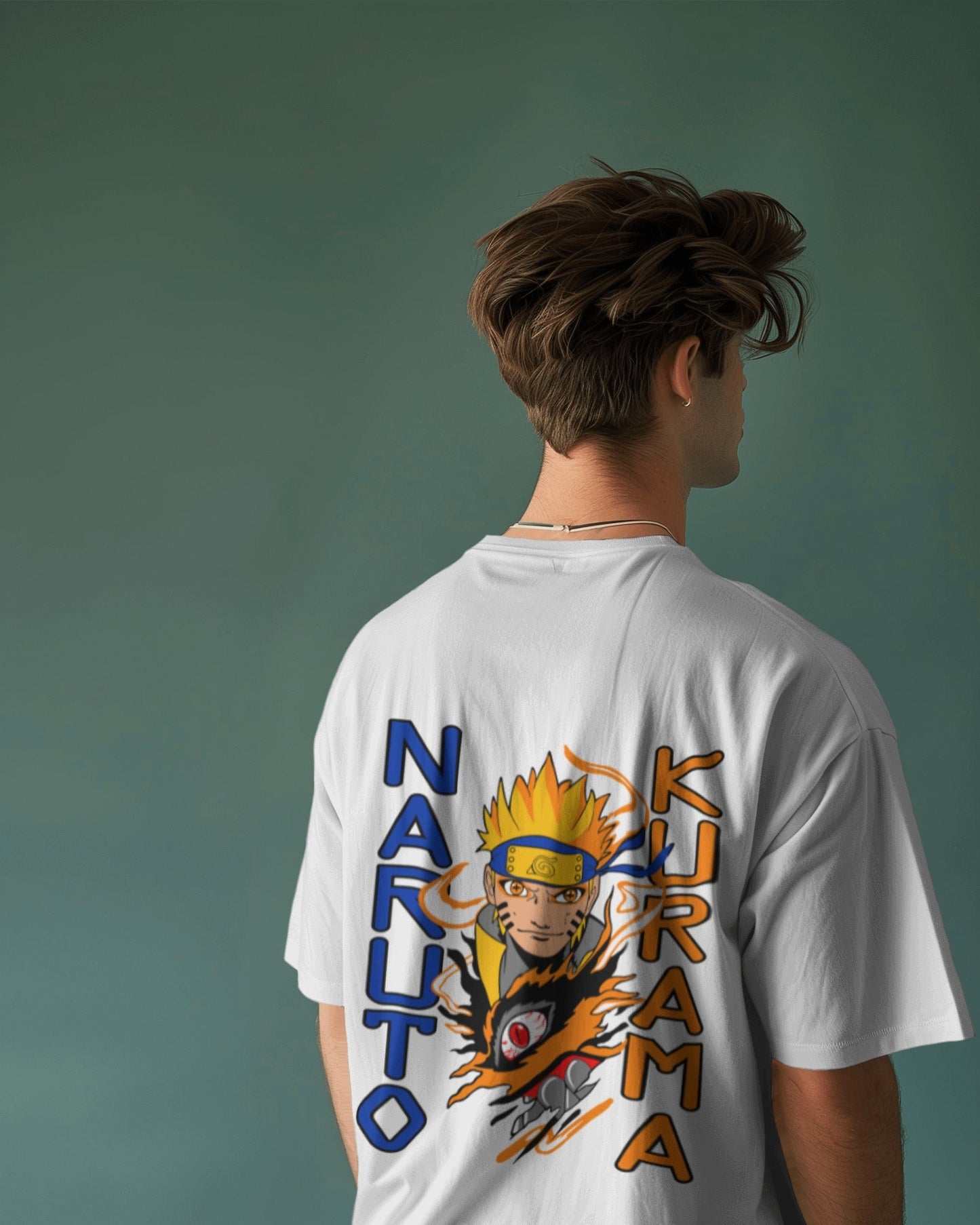 Men's Anime Naruto printed OverSized Tshirt
